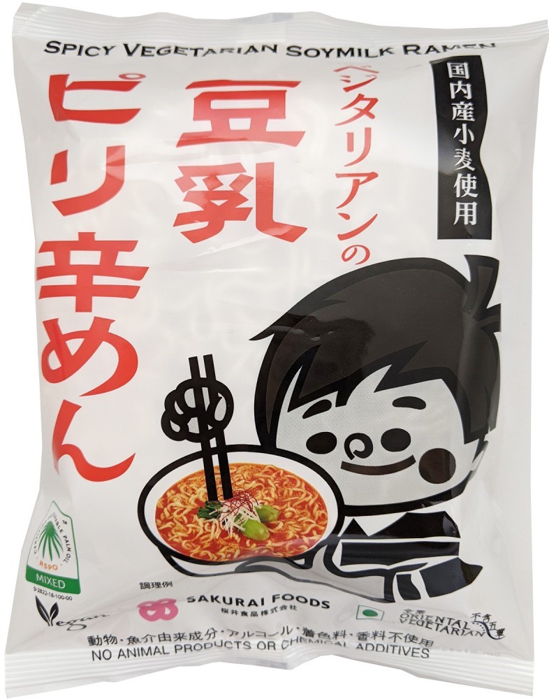 桜井 ベジタリアンの豆乳ピリ辛めん 138g