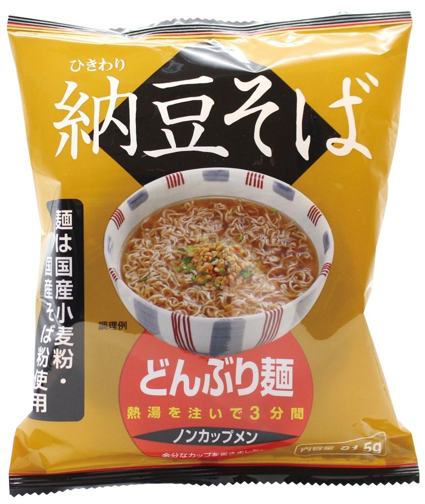 トーエー どんぶり麺・納豆そば 81.5g