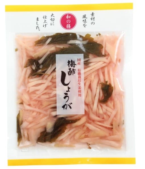 マルアイ 国産有機栽培梅酢しょうが 50g