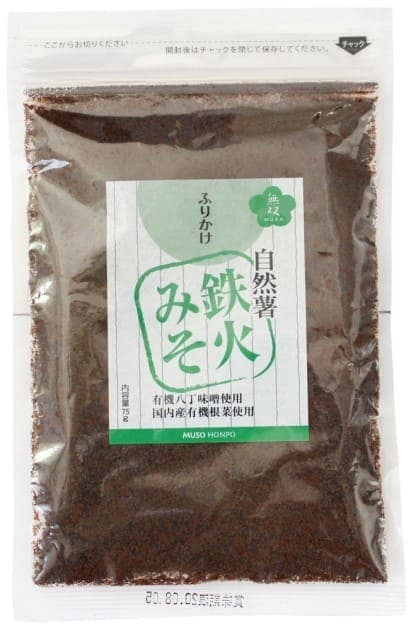 無双本舗 自然薯鉄火みそ〈袋〉 75g