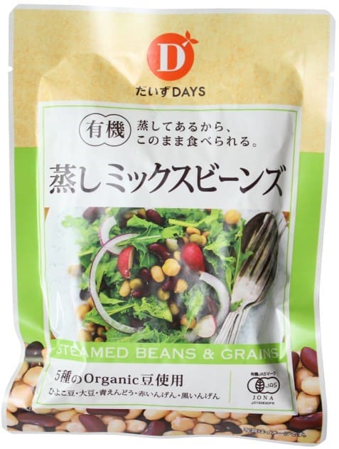 だいずデイズ 有機蒸しミックスビーンズ 85g