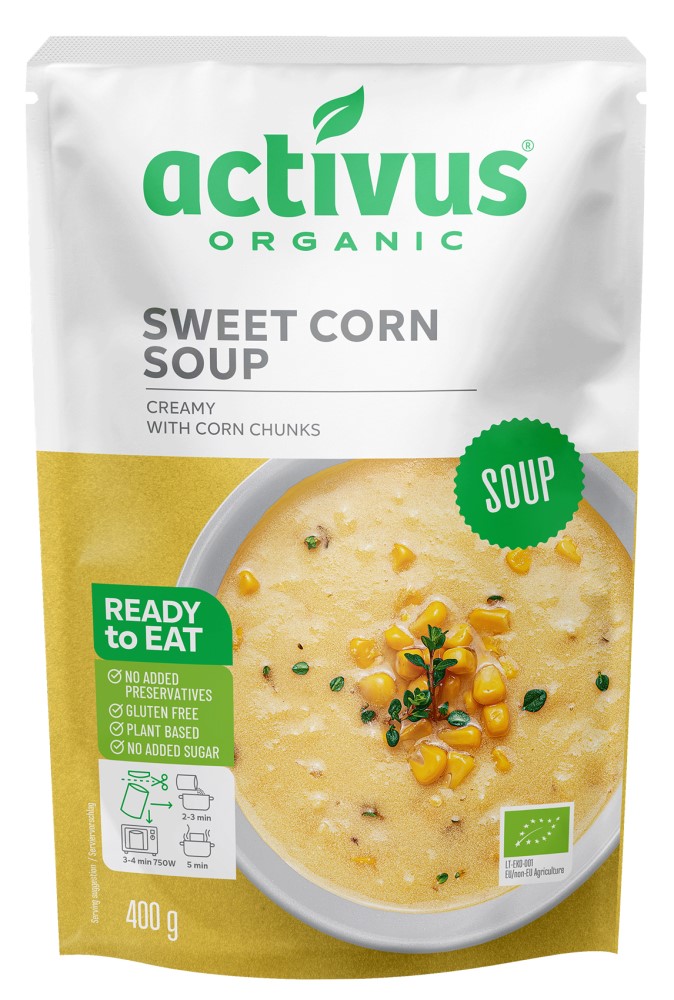 むそう activus オーガニックコーンスープ 400g