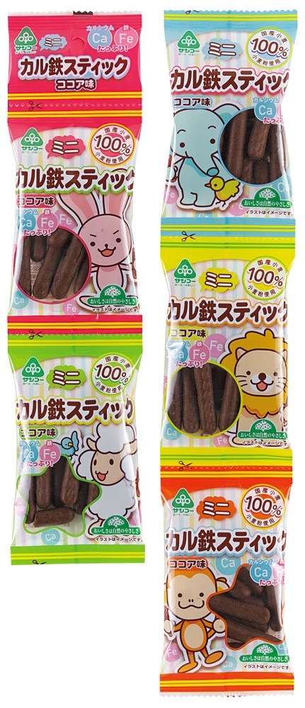 サンコー ミニカル鉄スティック・ココア味 10.5g×5