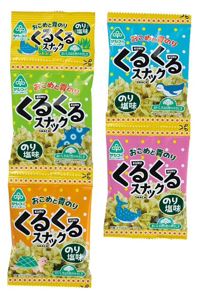 サンコー くるくるスナック のり塩味 10g×4