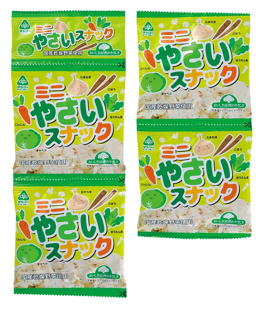 サンコー ミニやさいスナック 10g×4