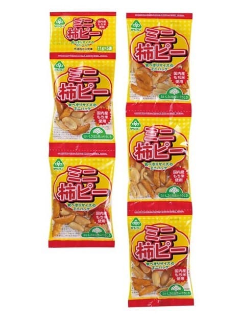 サンコー ミニ柿ピー 11g×5