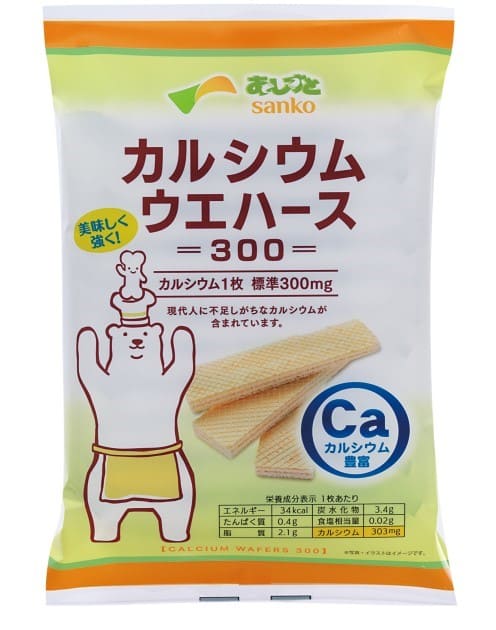 サンコー カルシウムウエハース３００ 12枚