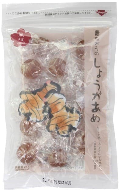 無双本舗 昔ながらのしょうがあめ 70g