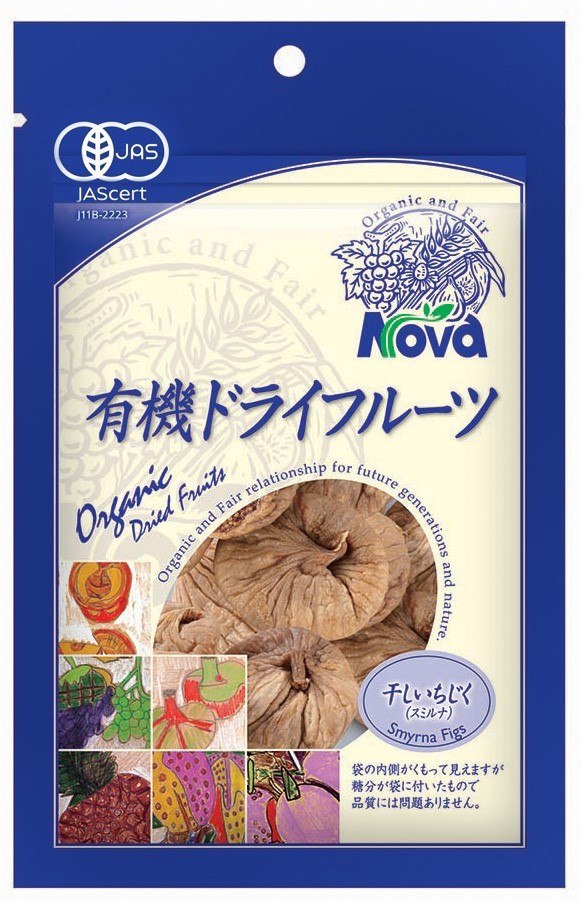 ノヴァ 有機ドライフルーツ・干しいちじく 150g