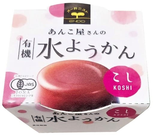 遠藤製餡 有機水ようかん・こし 100g