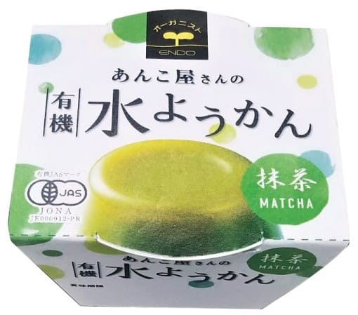 遠藤製餡 有機水ようかん・抹茶 100g