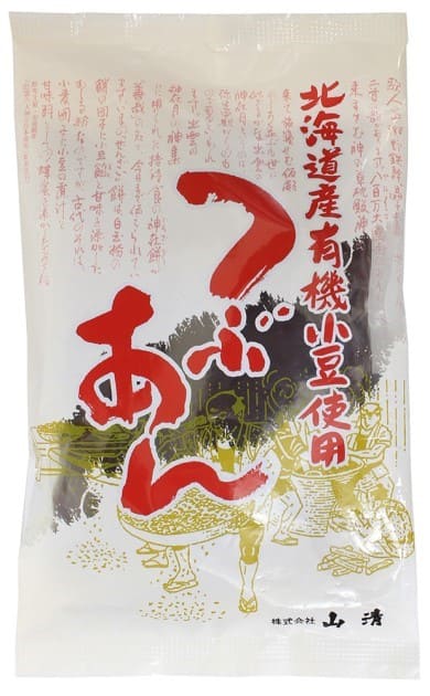 山清 北海道産有機小豆使用つぶあん 200g