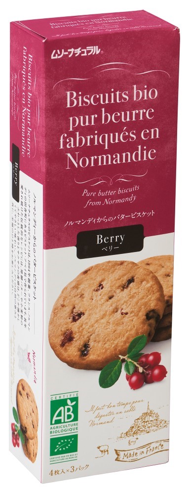 むそう バタービスケット・ベリー 4枚×3