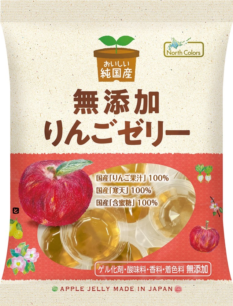 ノースカラーズ 純国産 りんごゼリー 11個