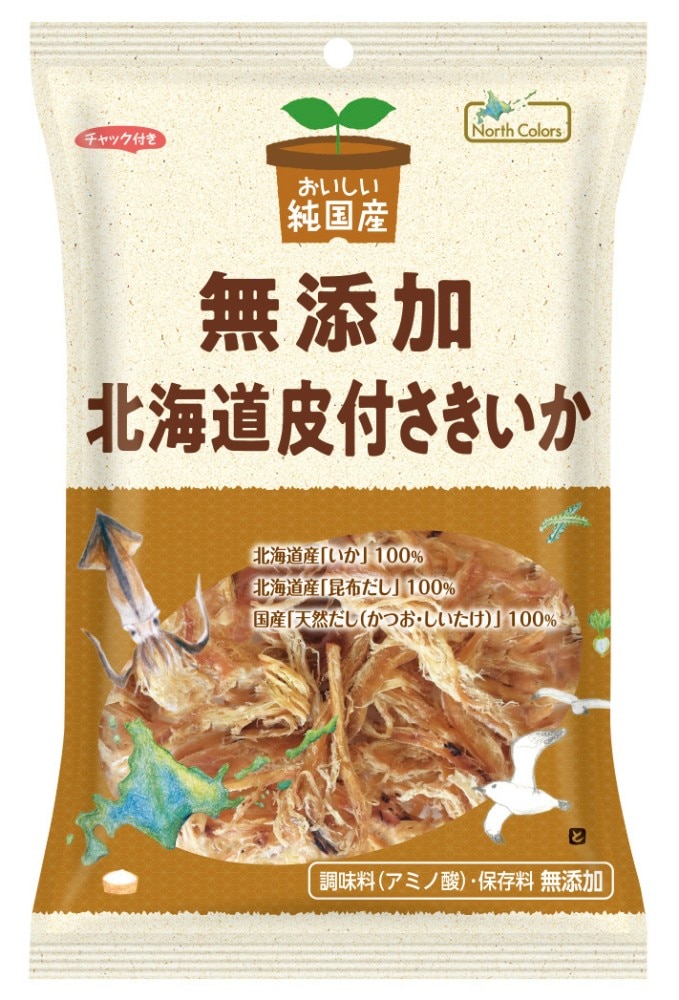 ノースカラーズ 純国産北海道皮付さきいか 24g