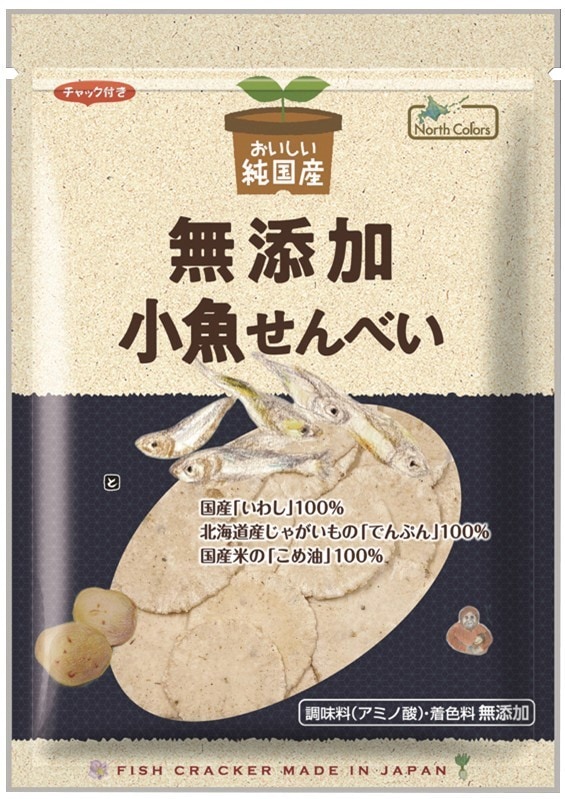 ノースカラーズ 純国産 小魚せんべい 65g