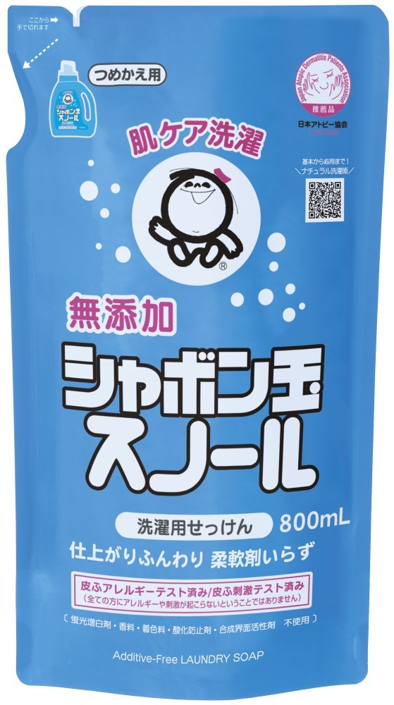 シャボン玉 スノール液体・詰替 800ml