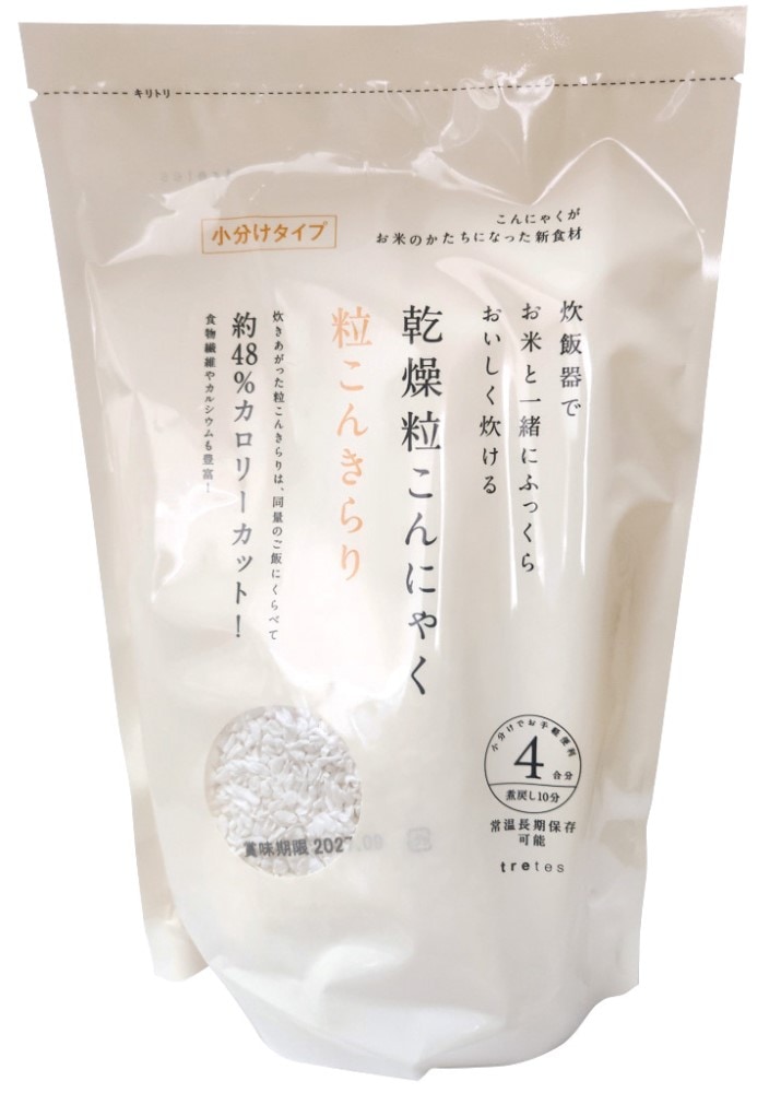 トレテス 乾燥粒こんにゃく・粒こんきらり 240g(60g×4)