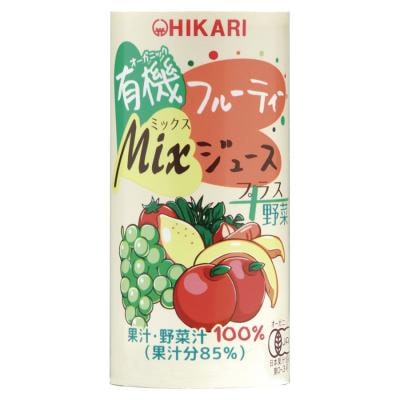 ヒカリ　有機フルーティ－Mixジュース　プラス野菜 195ｇ