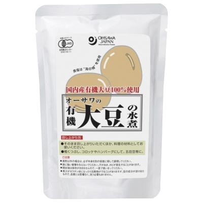 オーサワの有機大豆の水煮 230g(固形量140g)