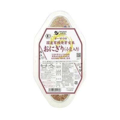 オーサワの国産有機発芽玄米おにぎり（小豆入り） 90g×2個