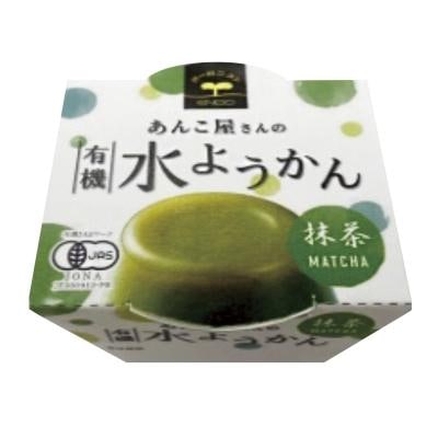 あんこ屋さんの有機水ようかん(抹茶)【販売期間:3月1日~9月30日予定】 100g