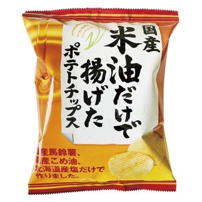 国産米油だけで揚げたポテトチップス(うす塩味) 60g