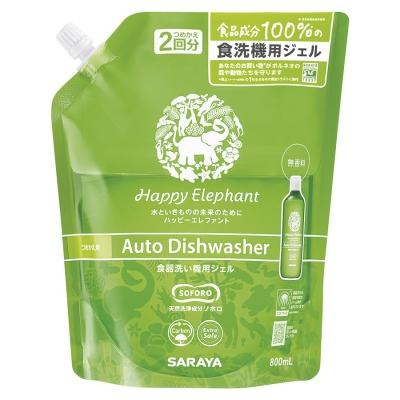 ハッピーエレファント 食器洗い機用ジェル　詰替用 800ml