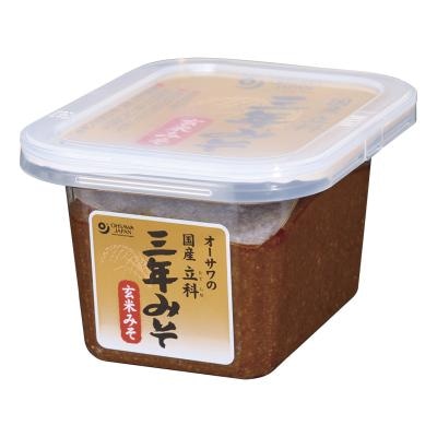 オーサワの国産立科三年みそ（玄米） 300g