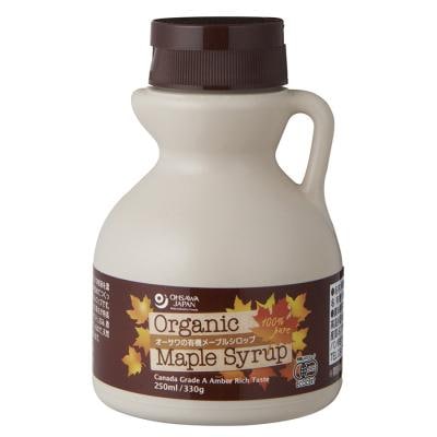 オーサワの有機メープルシロップ アンバー(リッチテイスト)プラボトル 250ml(330g)