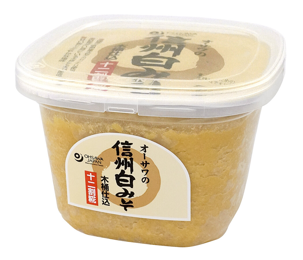 オーサワの信州白みそ(十二割糀木桶仕込み) 650g