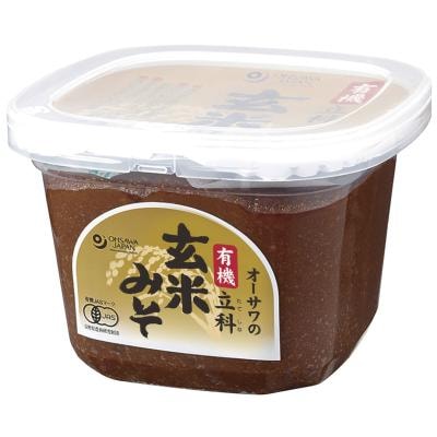 オーサワの有機立科玄米みそ 650g
