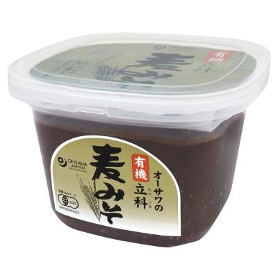 オーサワの有機立科麦みそ 650g