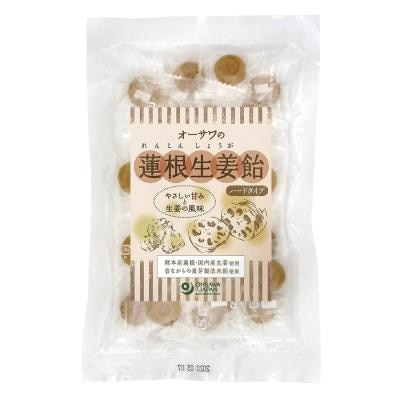 オーサワの蓮根生姜飴(ハードタイプ) 80g