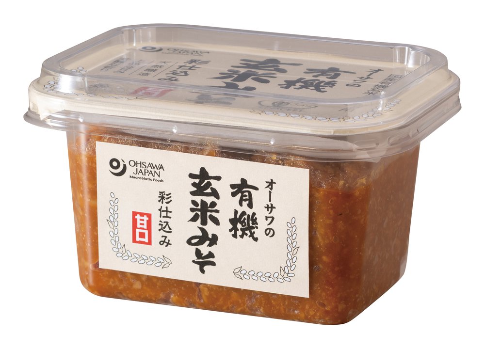 オーサワの有機玄米みそ(甘口)彩仕込み 300g