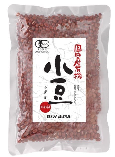 ムソー 国内産有機・小豆 200g