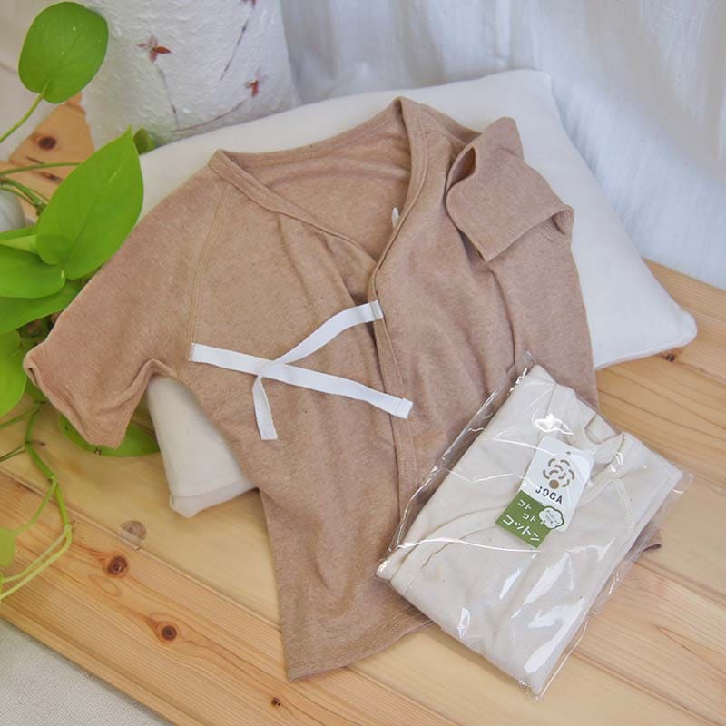 【スガノ工房】オーガニックコットン100% ベビー 短肌着 フライス生地