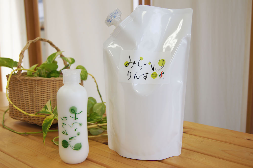 スクワラン配合のリンス『みらいゆ りんす』 200mLボトル