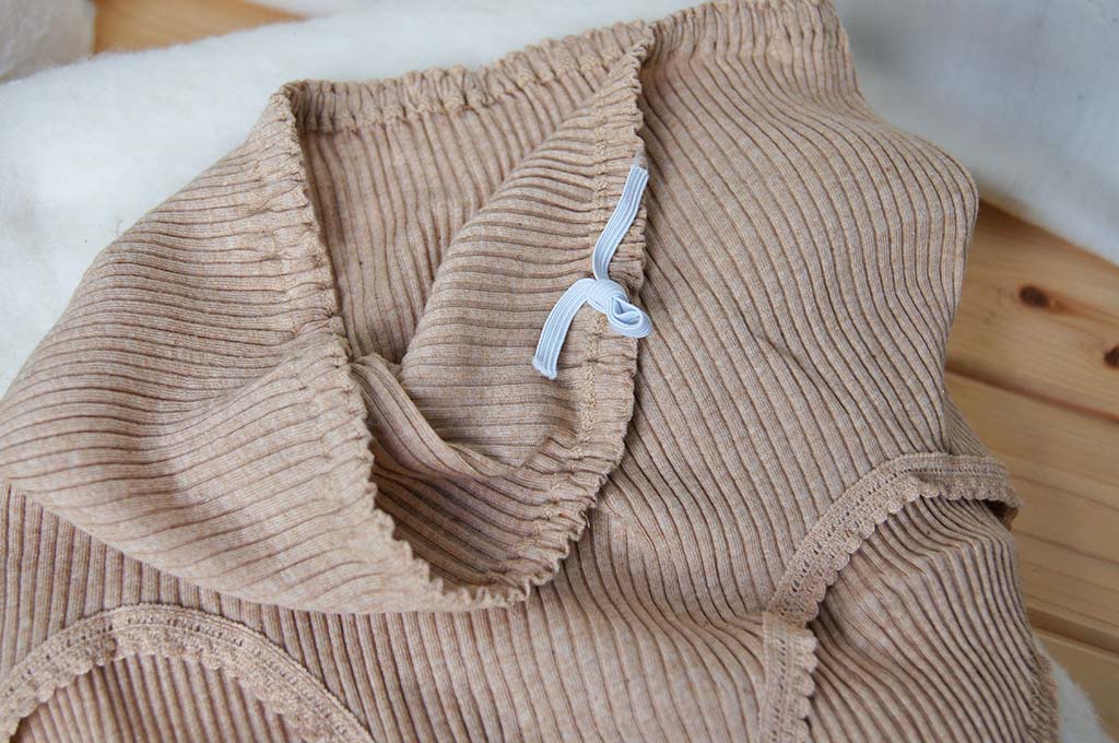 【スガノ工房】オーガニックコットン、ショーツ（リブ）