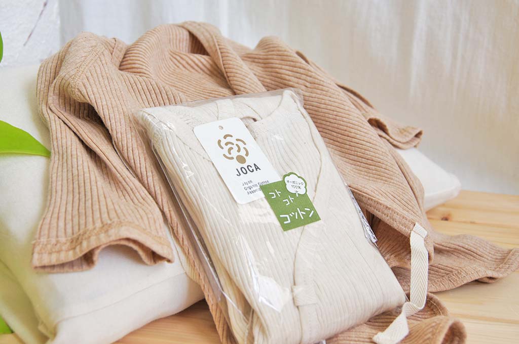 【スガノ工房】オーガニックコットン100%　ベビー コンビ リブ生地