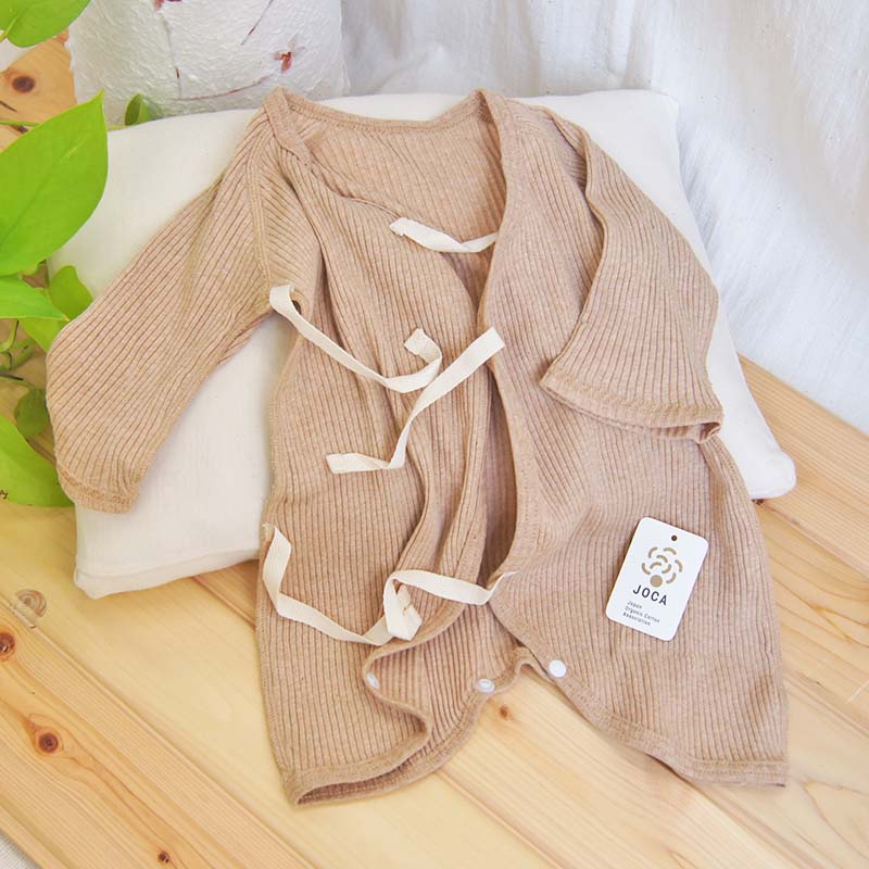 【スガノ工房】オーガニックコットン100%　ベビー コンビ リブ生地