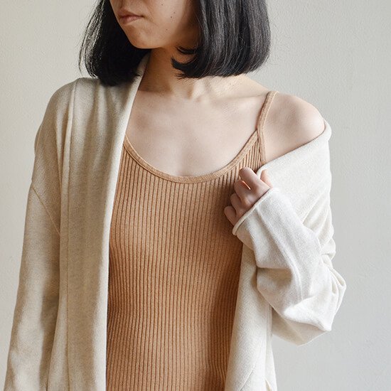 【天衣無縫】 リブカップ付きキャミソール