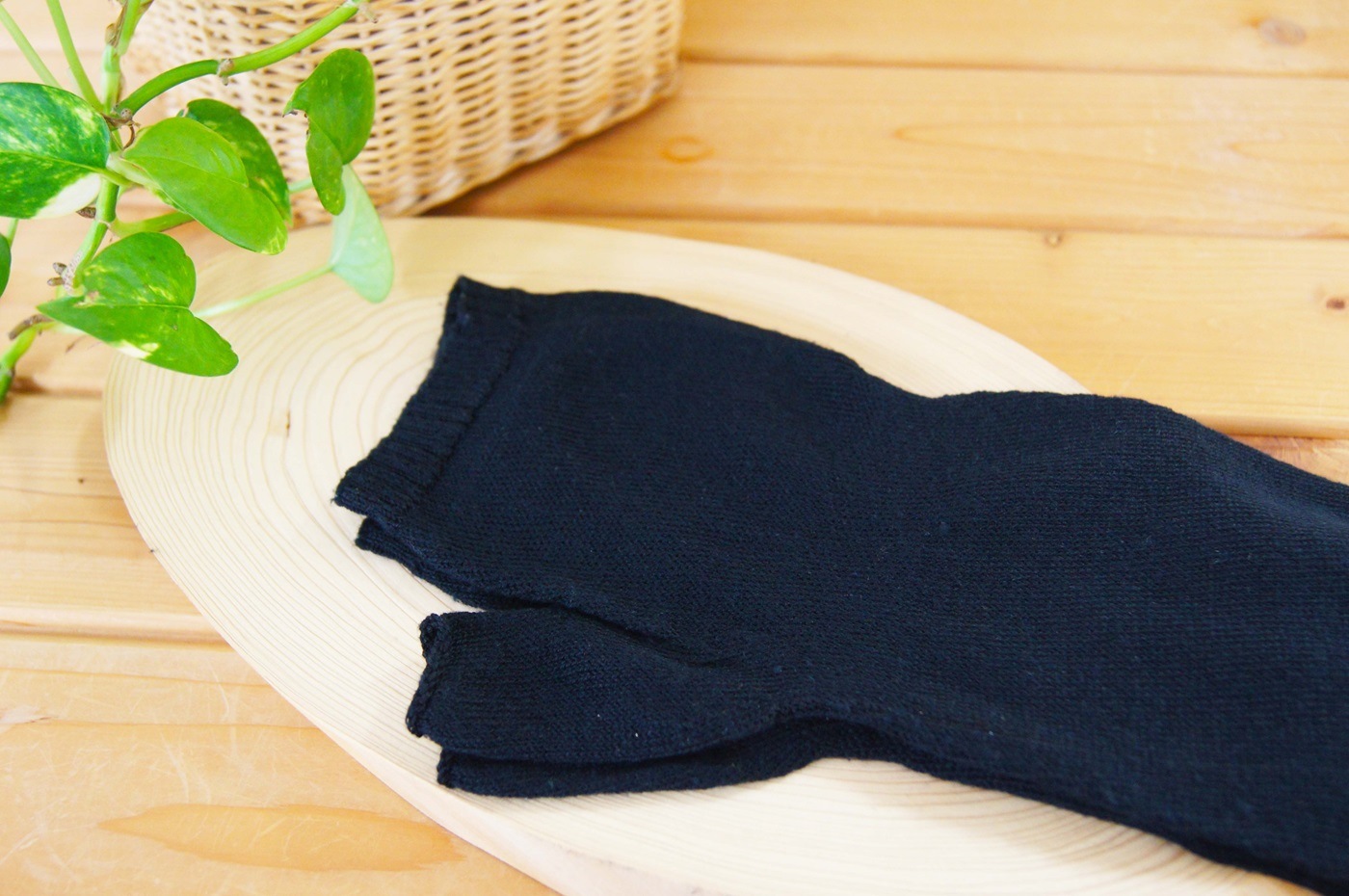 シルクUVカット　アームカバー　黒