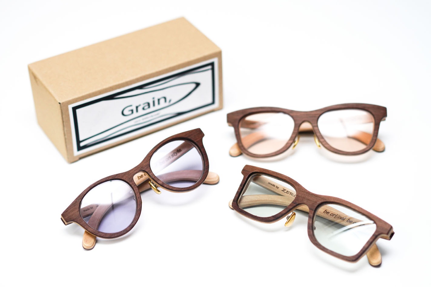 アイウェア Grain, #G-2 ウェリントンタイプ