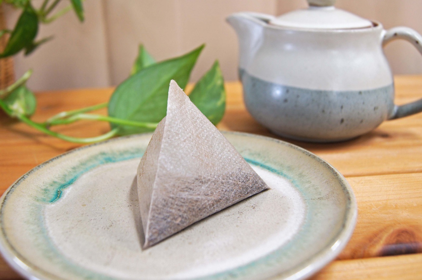 １０%オフ★５個セット★ 自然農法・在来種のお茶！ ゆこん『すっきり』番茶 ソイロン(ポリ乳酸) 生分解性パック ティーバッグ