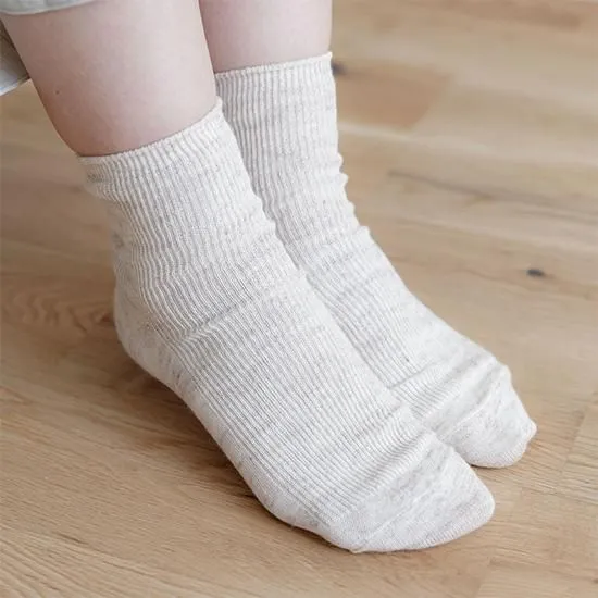 【天衣無縫】　リネンコットンソックス　Mサイズ
