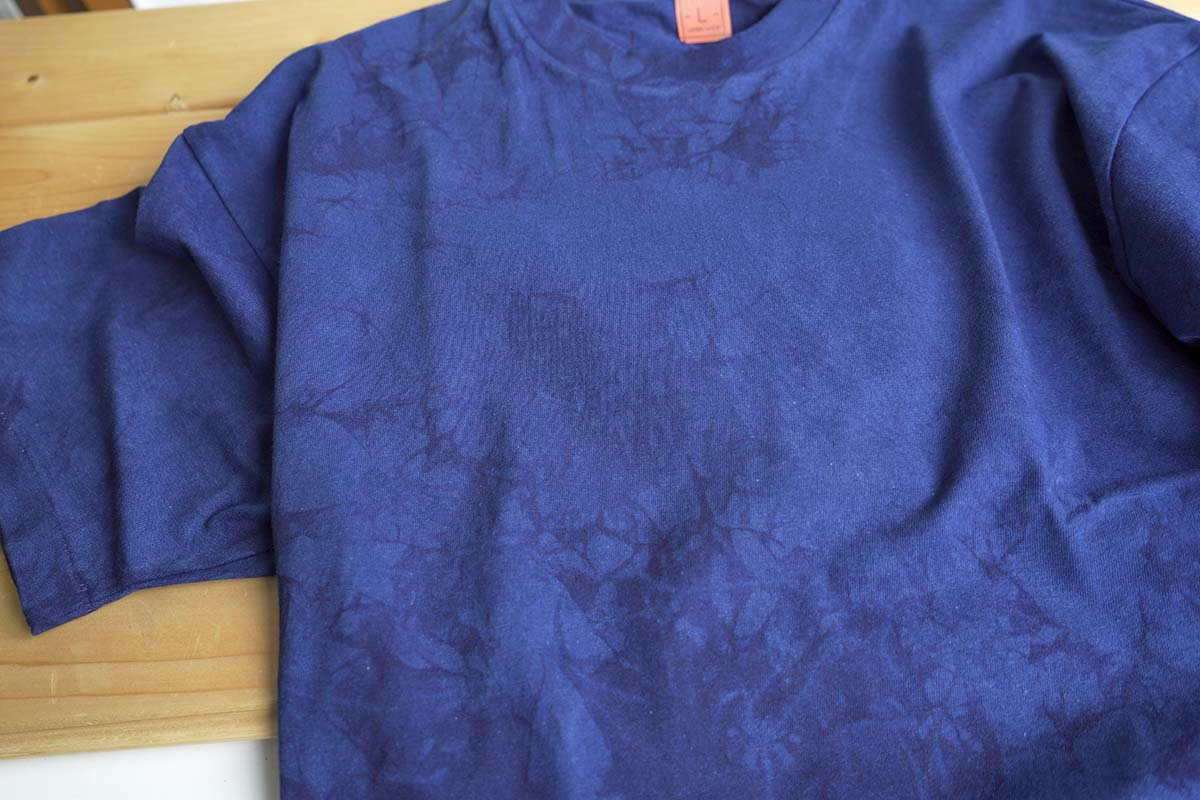 海風染めTシャツ 武州 藍染め 男女共用