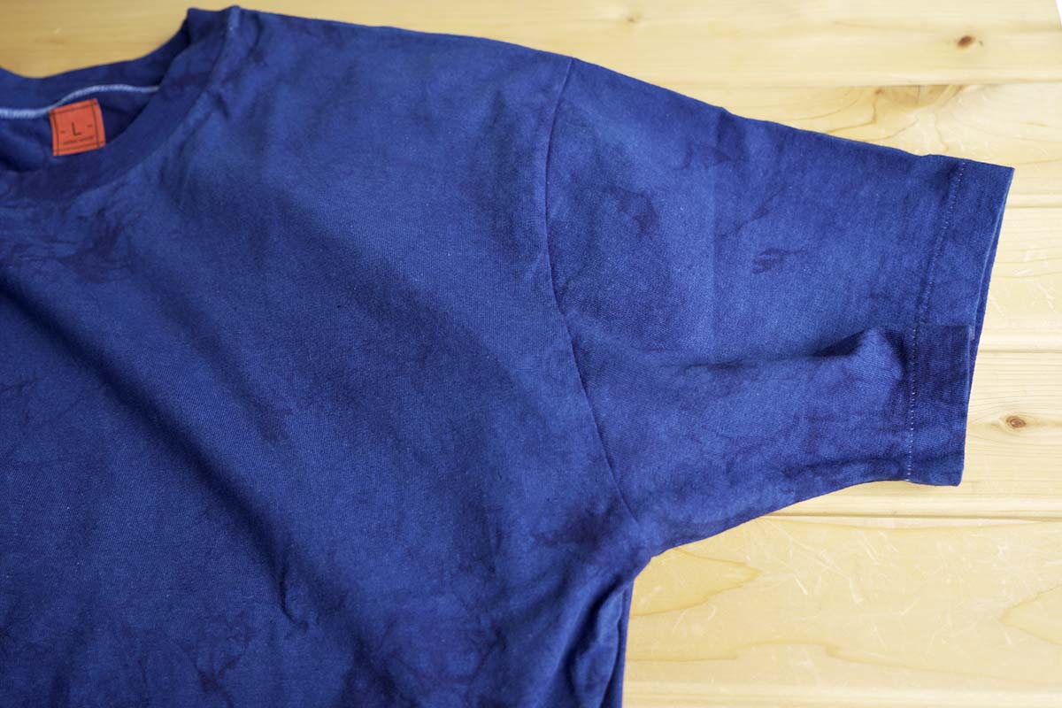 海風染めTシャツ 武州 藍染め 男女共用