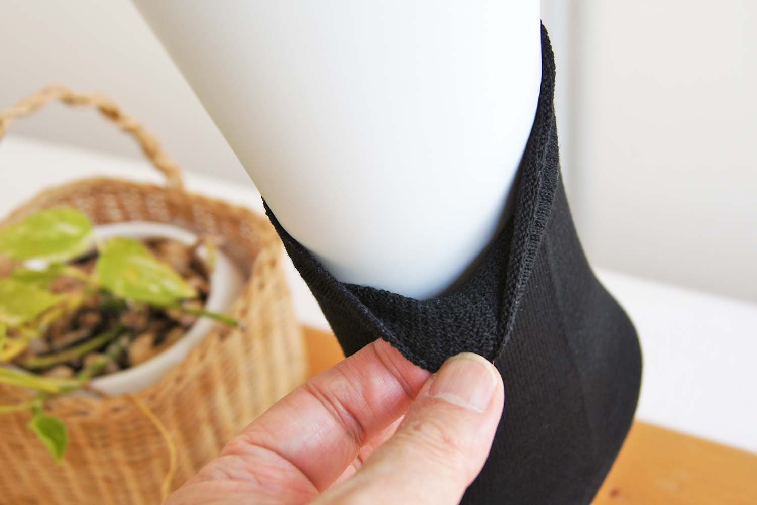 10％オフ！さらっと、薄地タイプ 快適5本指 素足な気分（コットン） 優しい履き口 Lサイズ