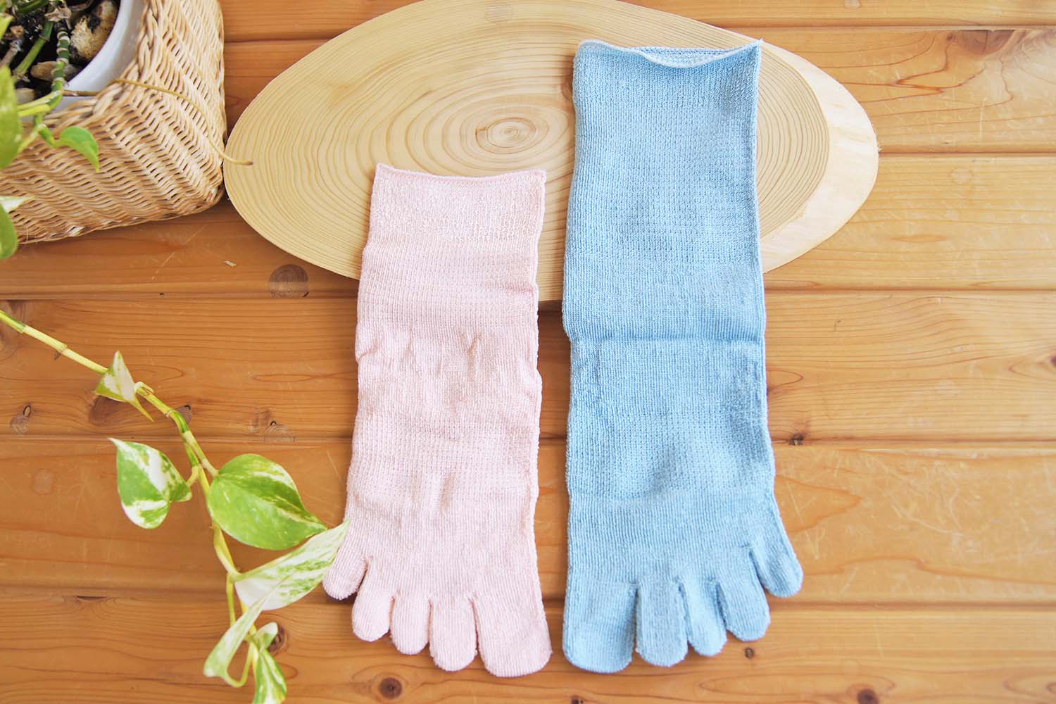 10％オフ！さらっと、薄地タイプ 快適5本指 素足な気分（コットン） 優しい履き口 Lサイズ